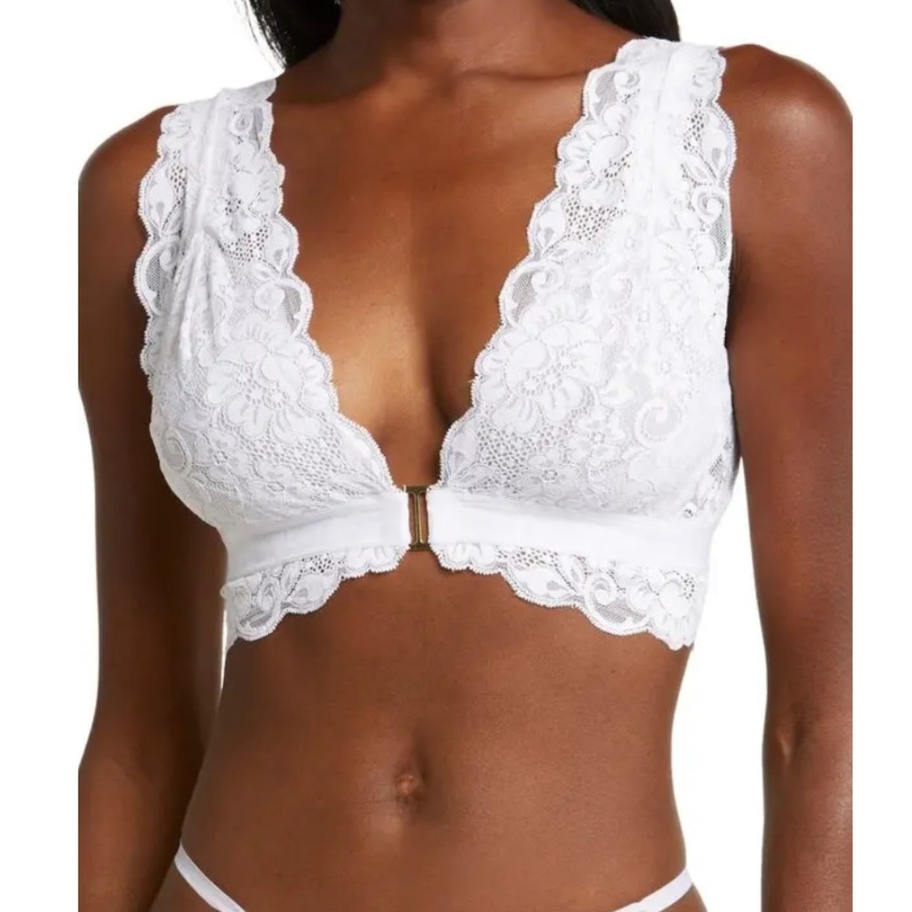 Free People -We are HAH -Got Ur Back Bra in Blanc